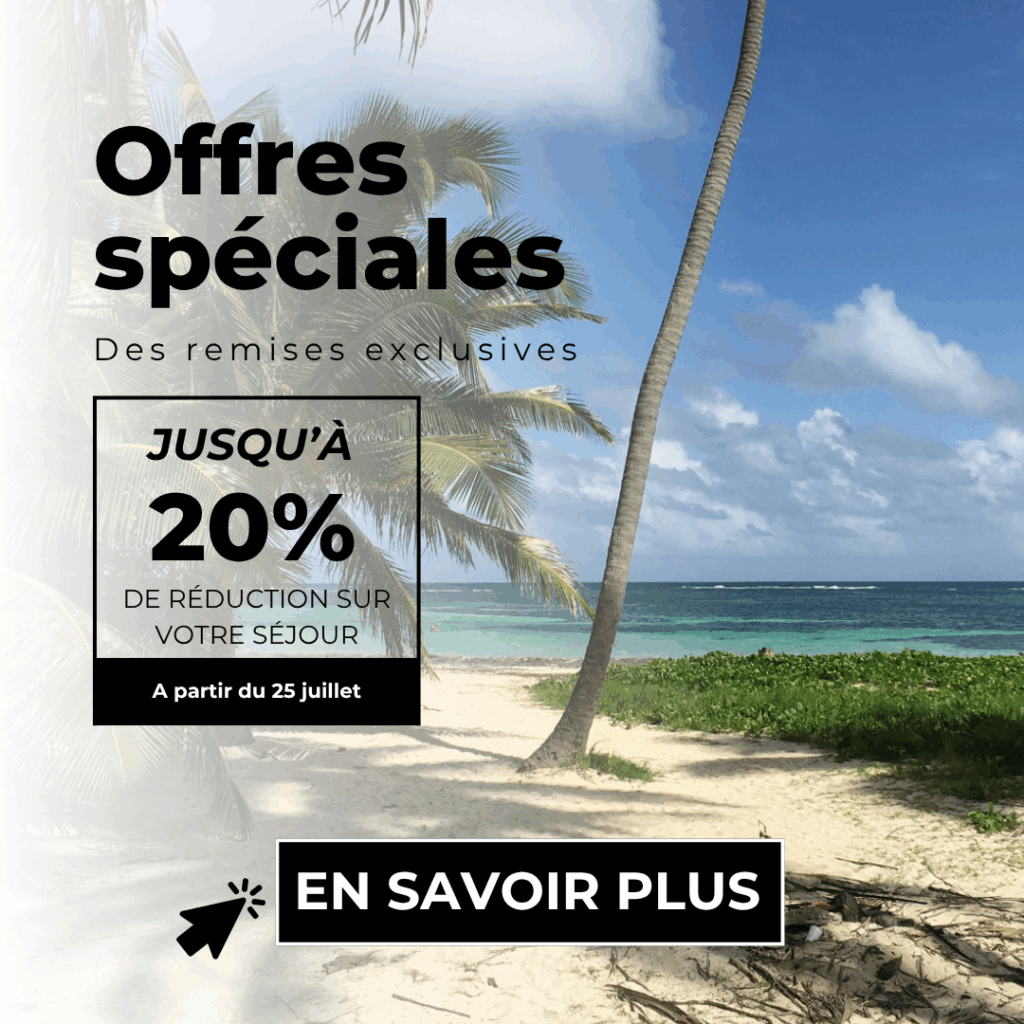 promotions exceptionnelles au Domaine de l’Anse Mitan - Martinique